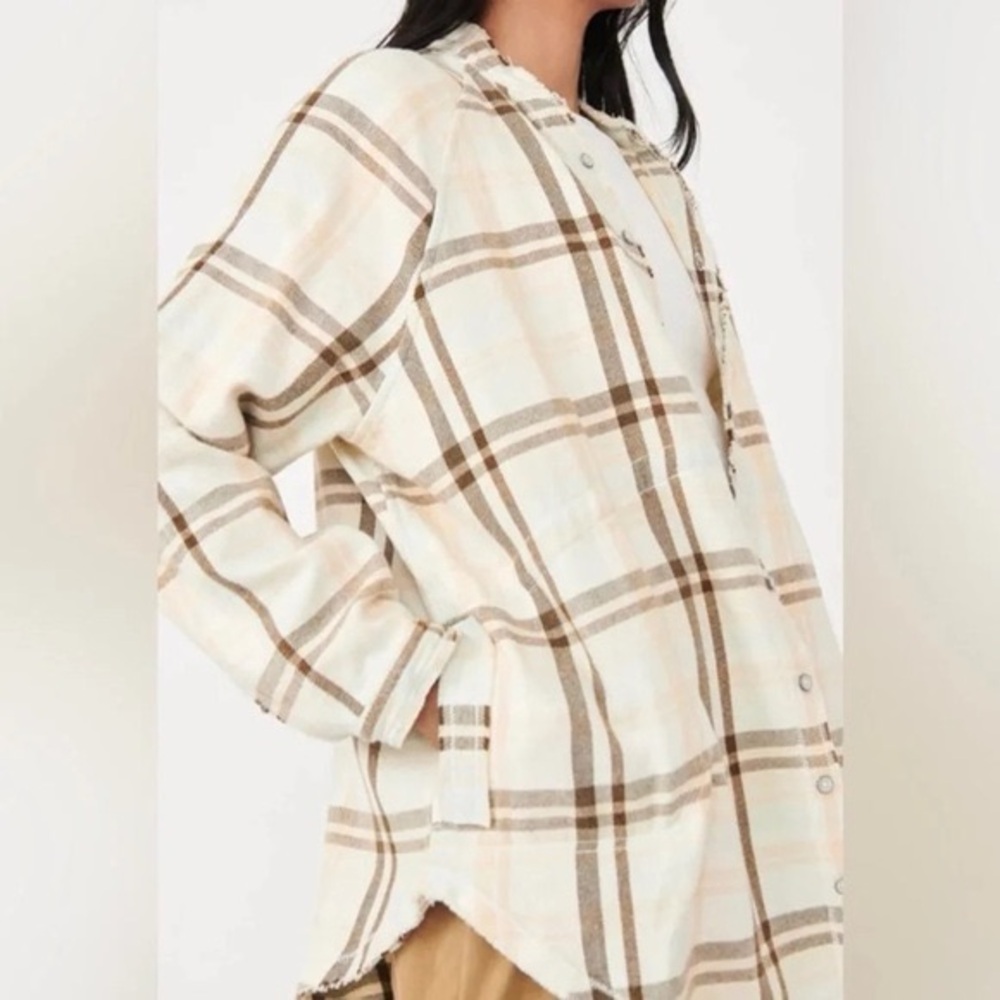 Oversized Flannel Dress